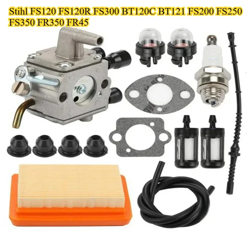 Carburetor Kit For Stihl FS120 FS120R FS300 BT120C BT121 FS200 FS250 FS350 FR350 FR45 Carburetor Kit Replacement Parts Brand New