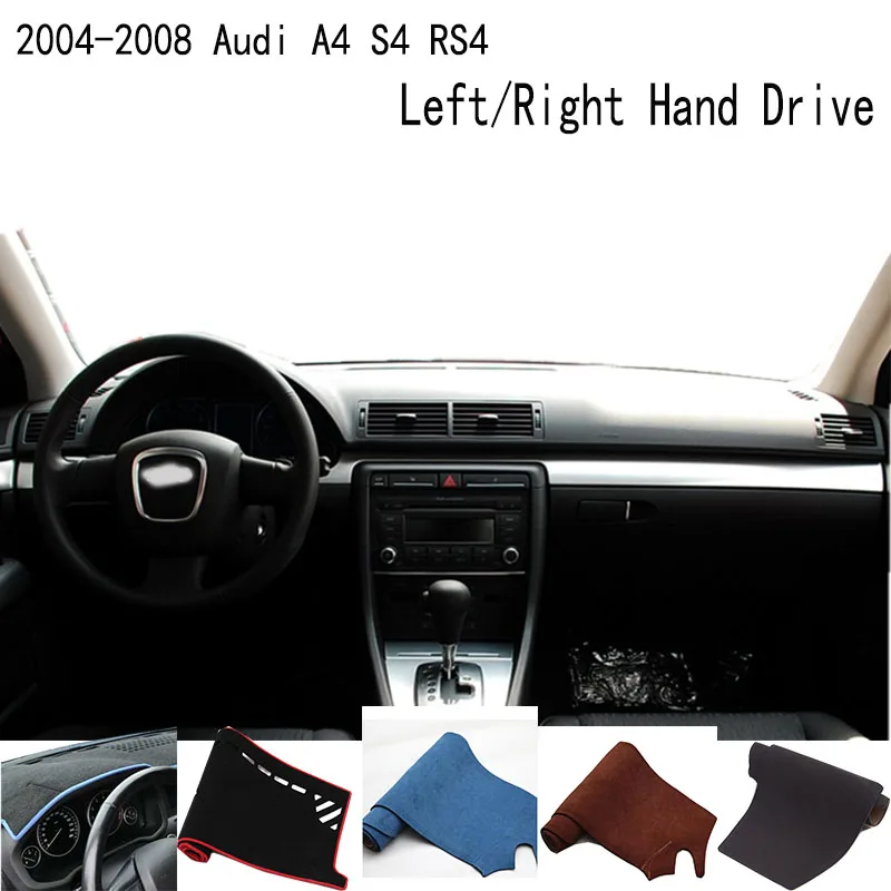 For 2004-2008 Audi A4 S4 RS4 B6 B7 Accessories Dashboard Cover Instrument Panel Dash Mat Dashmat Protective Pad