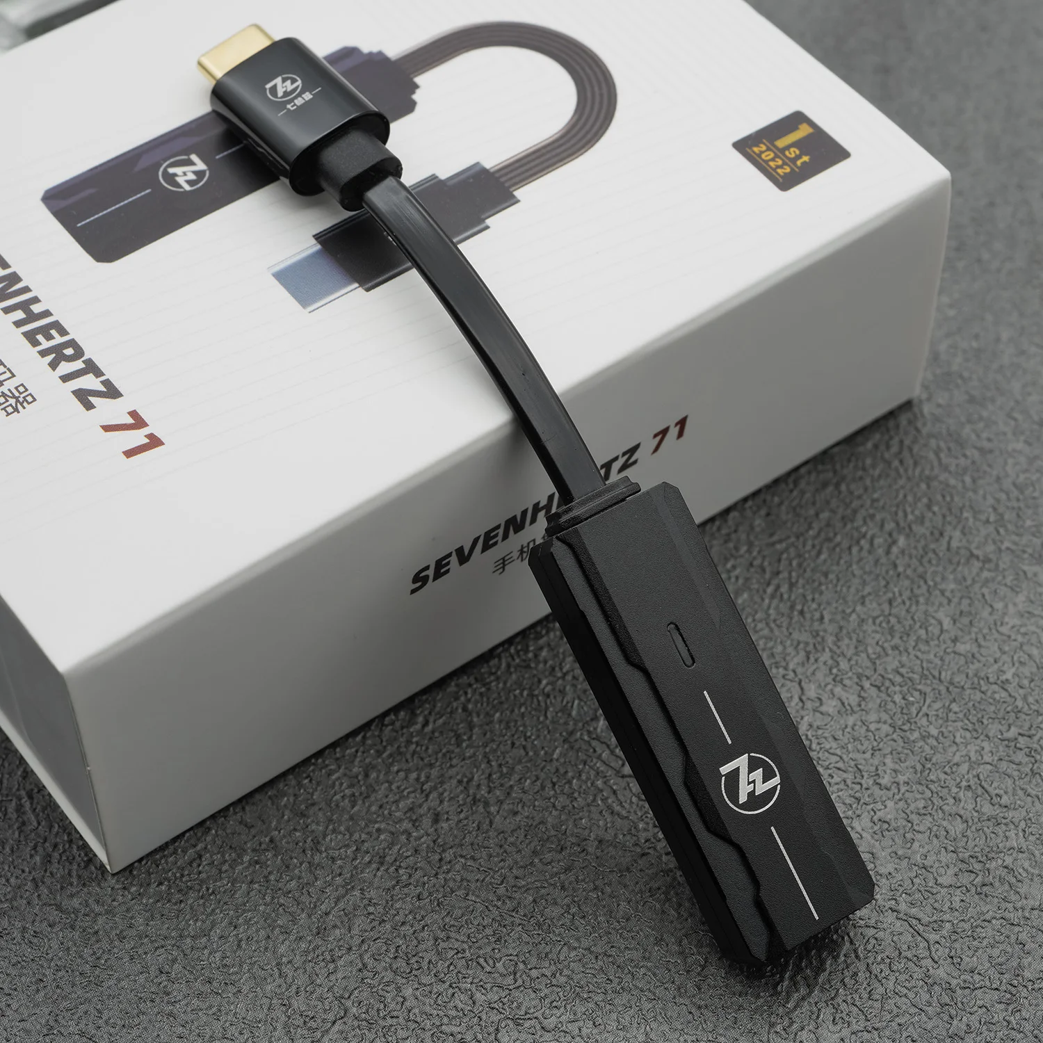 7HZ Sevenhertz 71 USB DAC AMP For Android Type-C To 3.5mm Audio Cable Earphone Headphone Amplifier DSD128 32-Bit/384kHz And 5.1