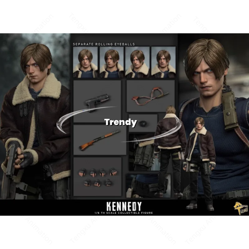

[точечные товары] MTTOYS Leon Scott Kennedy 1/6 MT017 Horror Zombie Game Theme Полный набор моделей подарков для мужских солдат