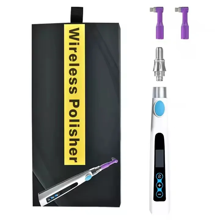 2-in-1  Wireless Polisher with Type-C Charging Electric  Handpiece 4:1 Contra Angle