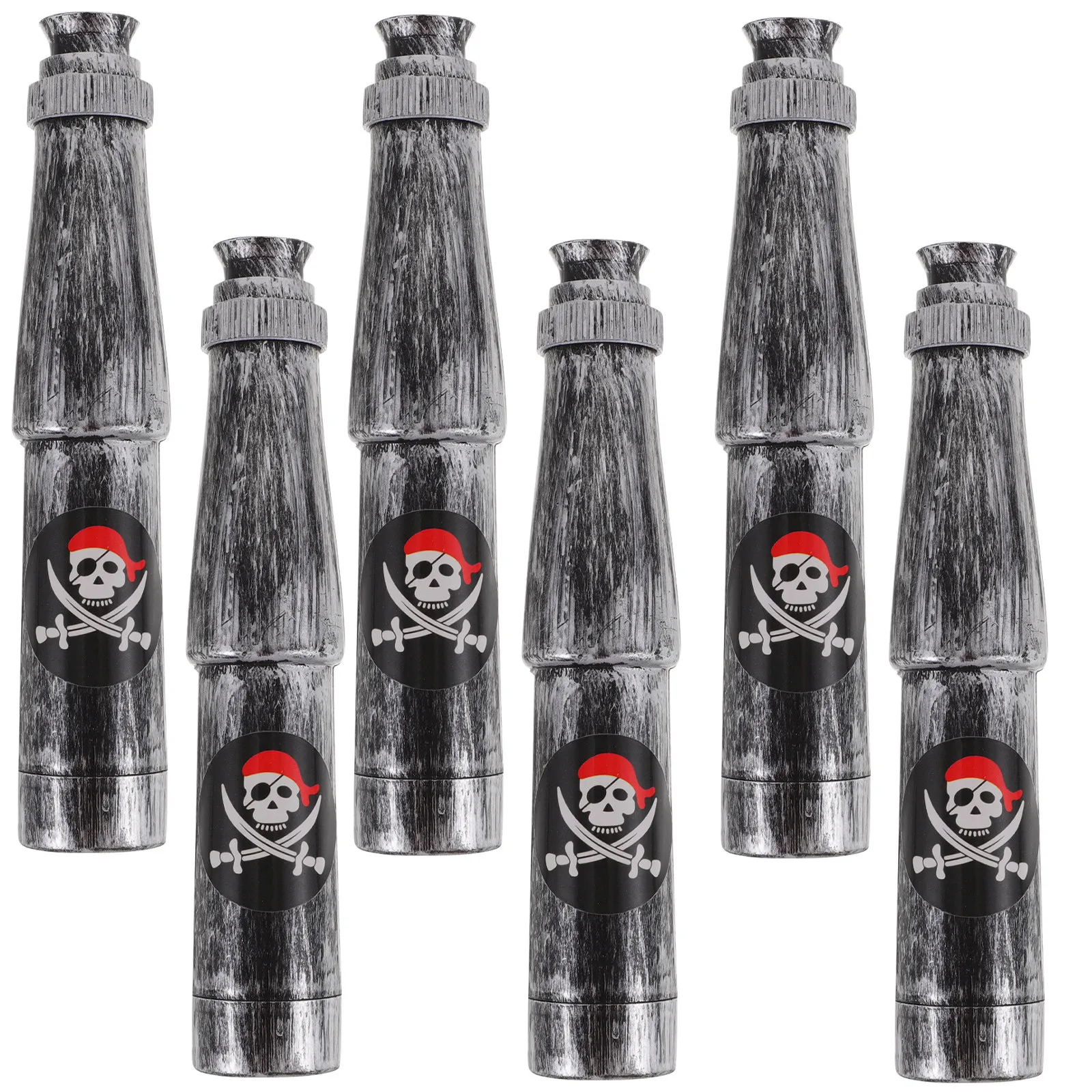 Outdoor Adventure Learning - 6-delige piratentelescoop, enkelvoudige buis monoculair voor