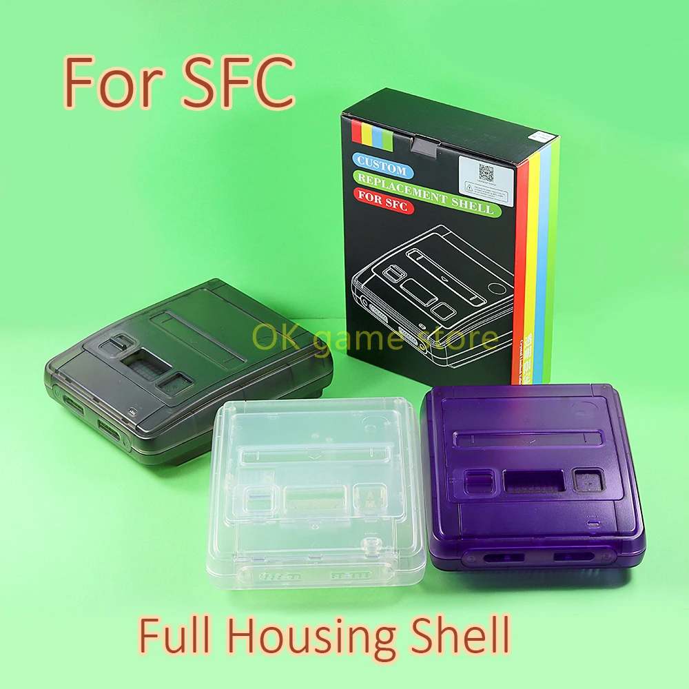 

1Set For SFC Full Housing Shell For Super Famicom Housing Shell Box Case Game Console Accessories