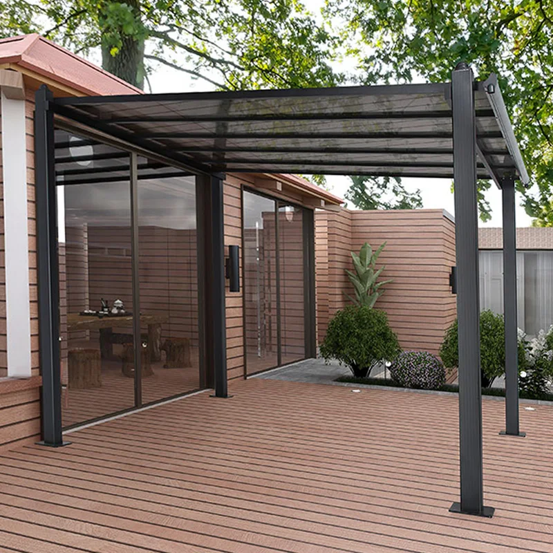 Outdoor awning, courtyard rain-proof awning, high and low awning terrace villa, courtyard sunshine awning, sun-proof