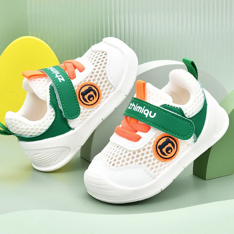 Summer Fashion Breathable Toddler Shoes Baby Boys & Girls Children Air Mesh Shoes Soft-Soled Anti-Slip Wear-Resistant Size15-22