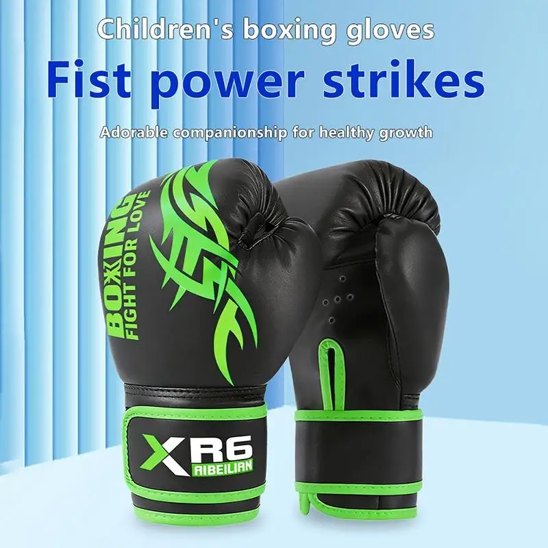 ** Wholesale 4/6 Oz PU Breathable Children's Adult Professional Sanda Muay Thai Taekwondo Neutral Breathable Boxing Gloves