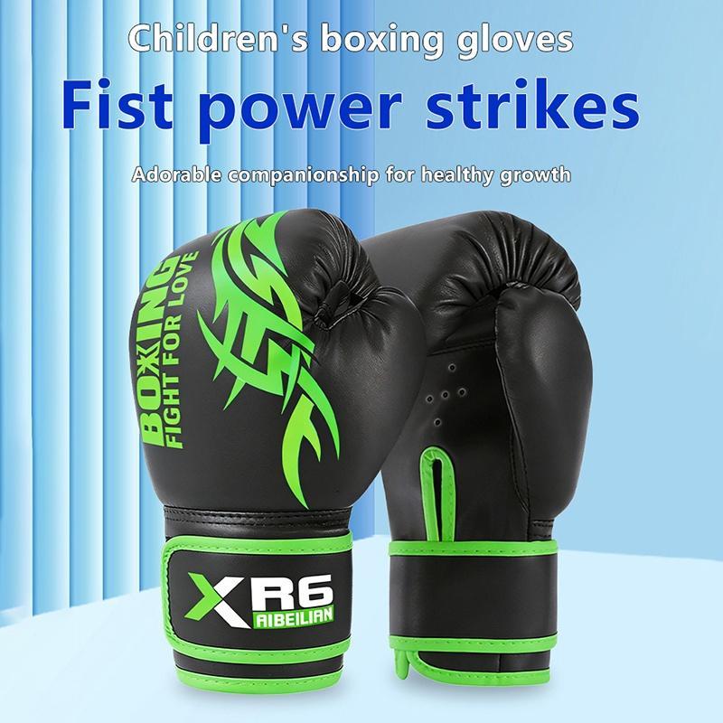   Wholesale 4/6 Oz PU Breathable Children's Adult Professional Sanda Muay Thai Taekwondo Neutral Breathable Boxing Gloves 