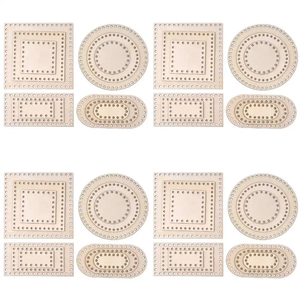 

Деревянная основа для сумки 10/15/30 см, креативная ручная работа, круглая деревянная нижняя корзина, плетение крючком, вязаная деревянная нижняя доска для сумки