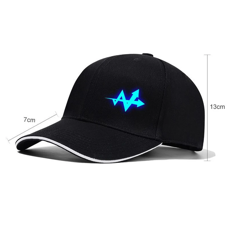 Ruina 코스프레의 게임 도서관, 빛나는 야구 모자, 로즈 롤랜드, WARP 코스튬 소품, 힙합 모자, 패셔너블한 남녀공용 태양 모자