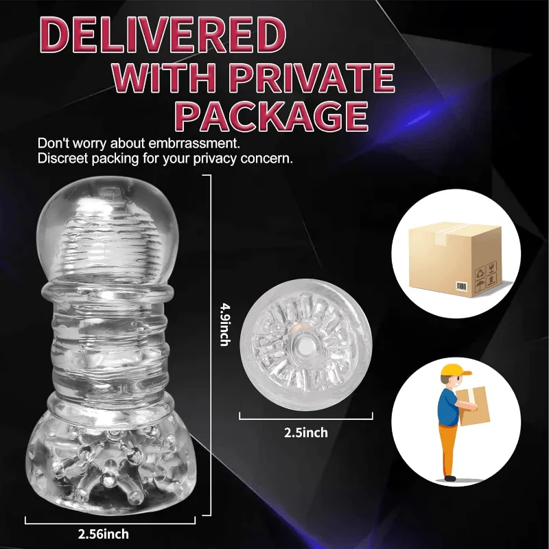 لعبة الجنس كأس الاستمناء للرجال ، HBABY المحمولة جيب كس الضارب اللسان الضارب كم محفز مع الملمس المهبلي
