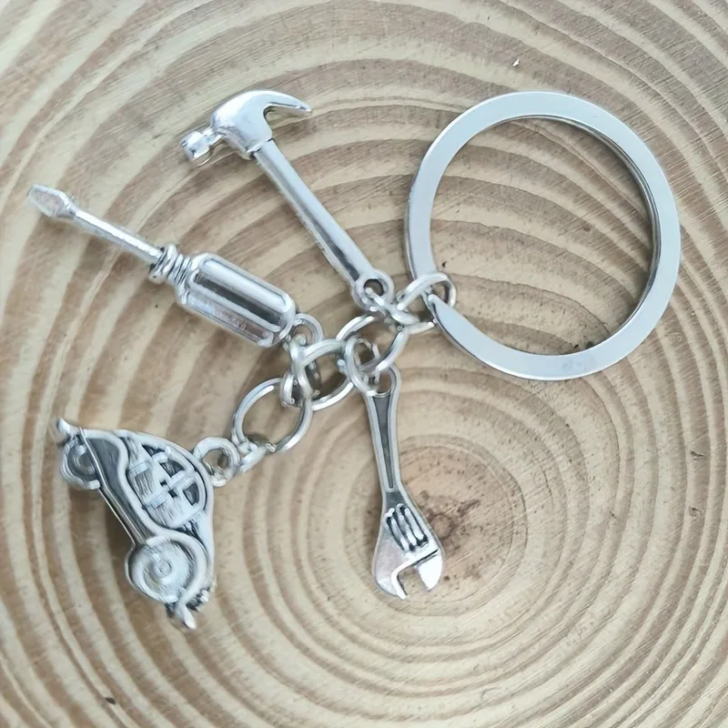 Basic affordable accessories, screwdrivers, hammers, wrenches, car keychains, small tools, repair tools, Father's Day gifts