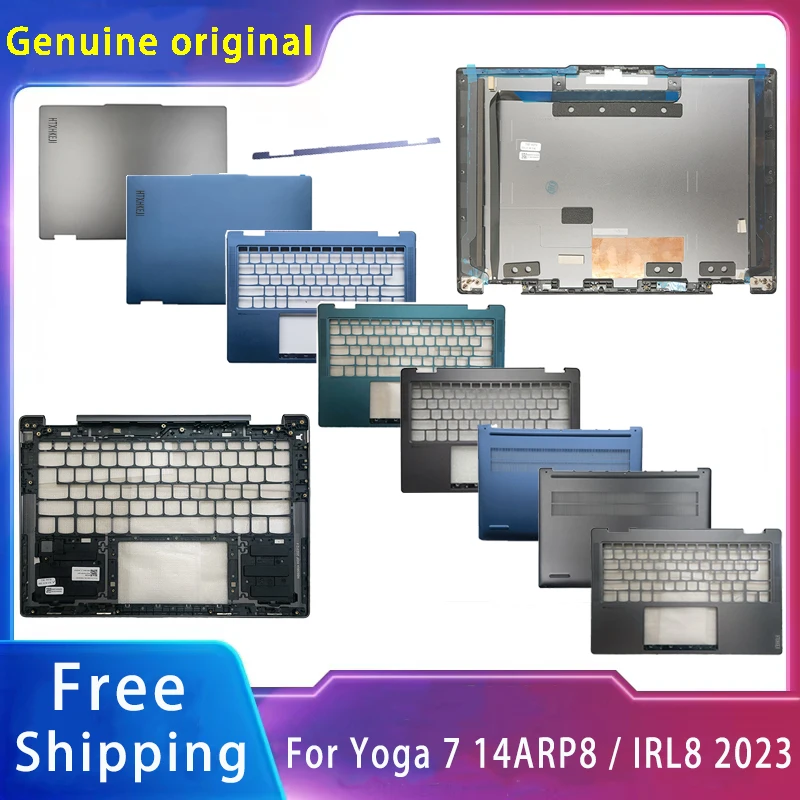 

Новинка для Lenovo Yoga 7-14ARP8/14IRL8 2023; сменные аксессуары для ноутбуков, задняя крышка ЖК-дисплея/подставка для рук/нижняя часть