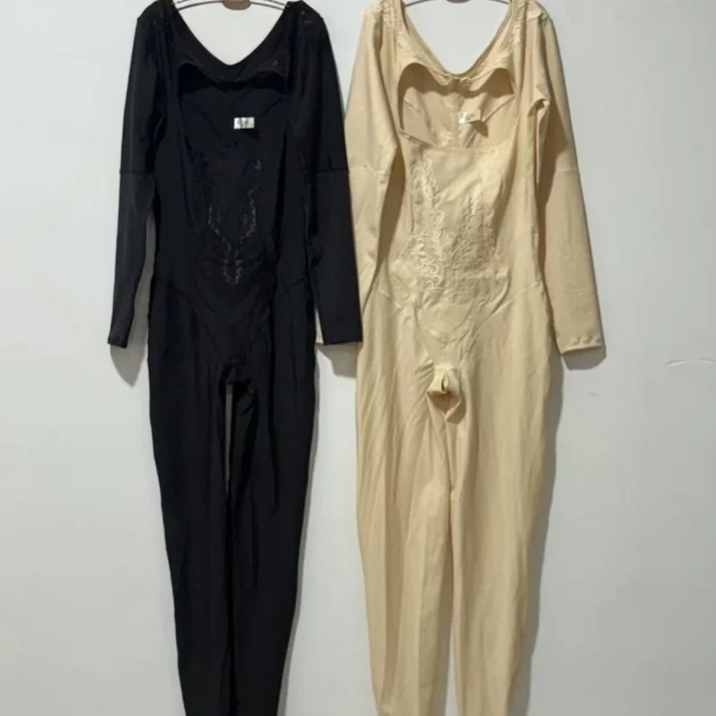 

Women Waist Cinching Hip Lifting Shaper Shapewear Integrated Warmth Bodysuit Slimming Underwear Plus Size Bodysuit