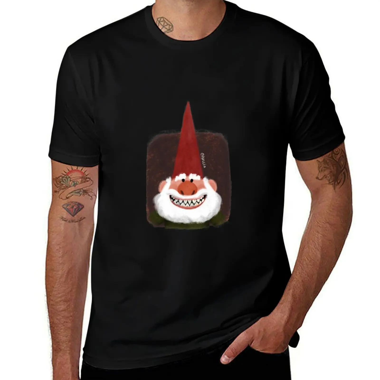 

t shirt shirts man cotton 100% T-Shirt pack chompsky trollhunters t shirts gnome prints cotton with t