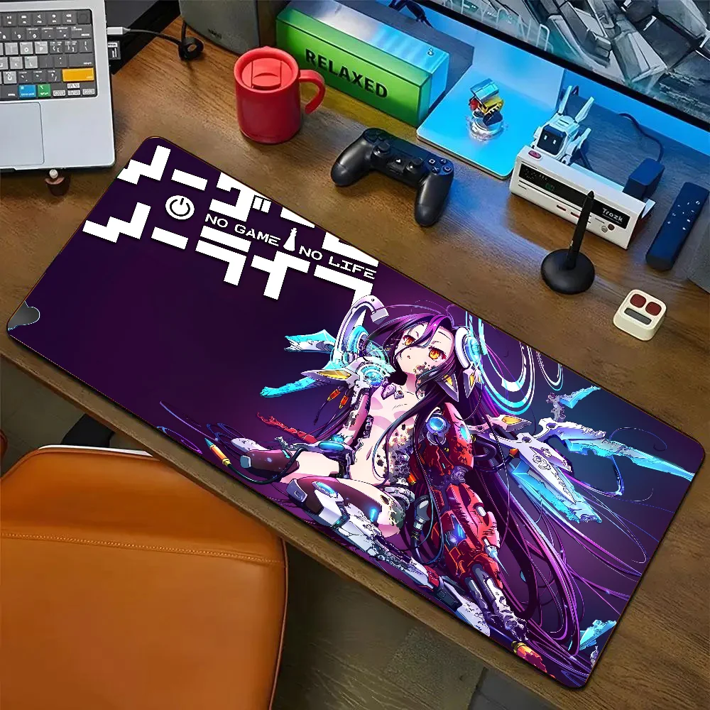 Classic Animation No Game No Life Non-slip Mouse Pad Suitable For Office Computers Laptops E-sports Game Desk Mats XXL Keyboard