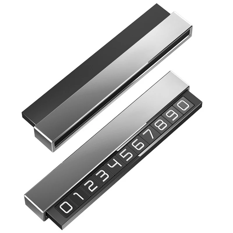 Temporary Parking Card Phone Number Card Plate Telephone Number Car Park Stop Sticker Display Automobile Accessories