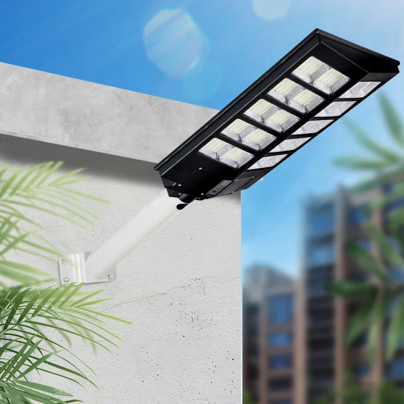 

1200W LED Solar Street Light Super Bright Motion Sensor Outdoor Security Lamp with Pole Sun Street Light