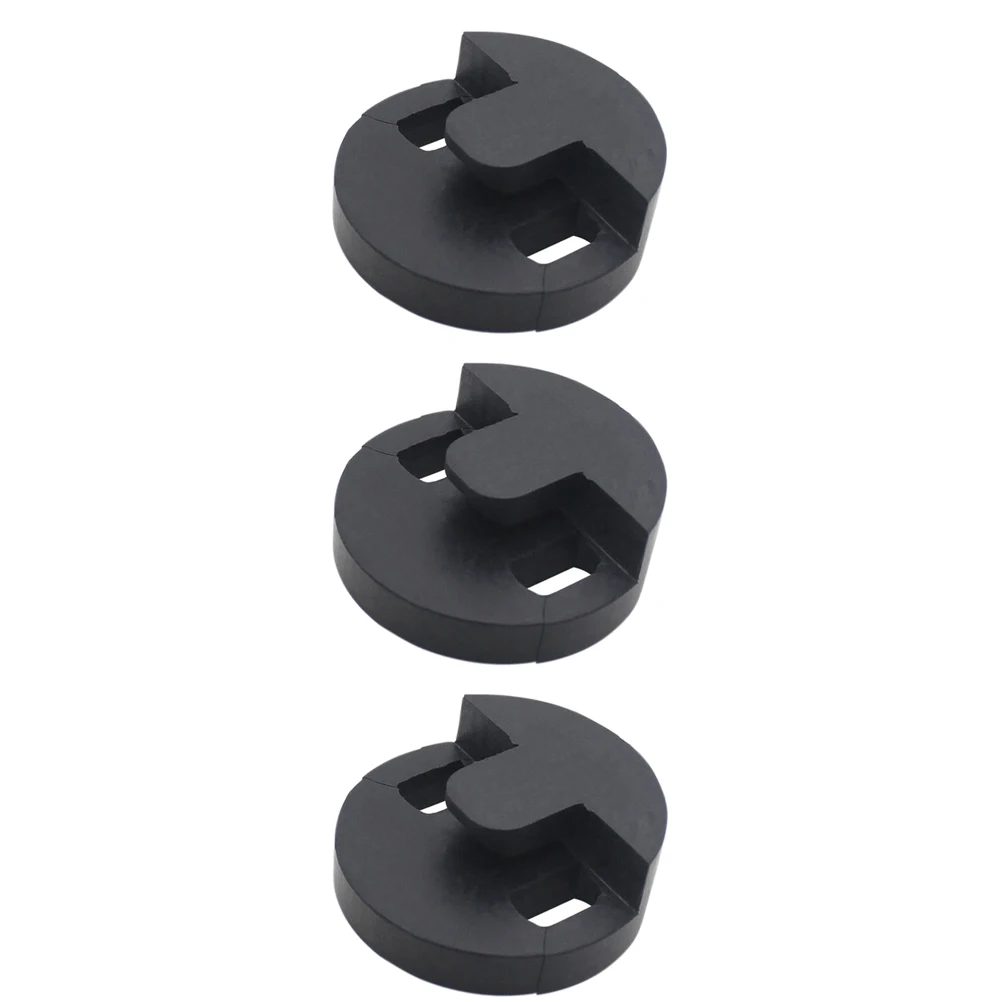 

3 Pcs Cello Mute Rubber Tourte Bow Violin Musical Instrument Pad Volume Reducer