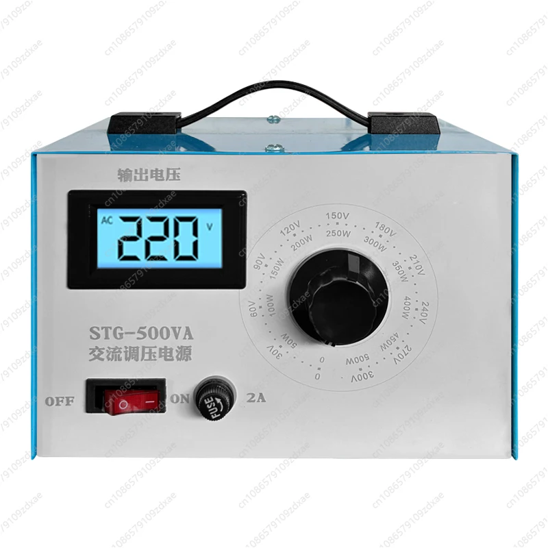 STG Einphasiger Variabler Transformator 220V 0-300V Einstellbarer Kontakttyp Spannungsregler Isolierendes AC-Netzteil