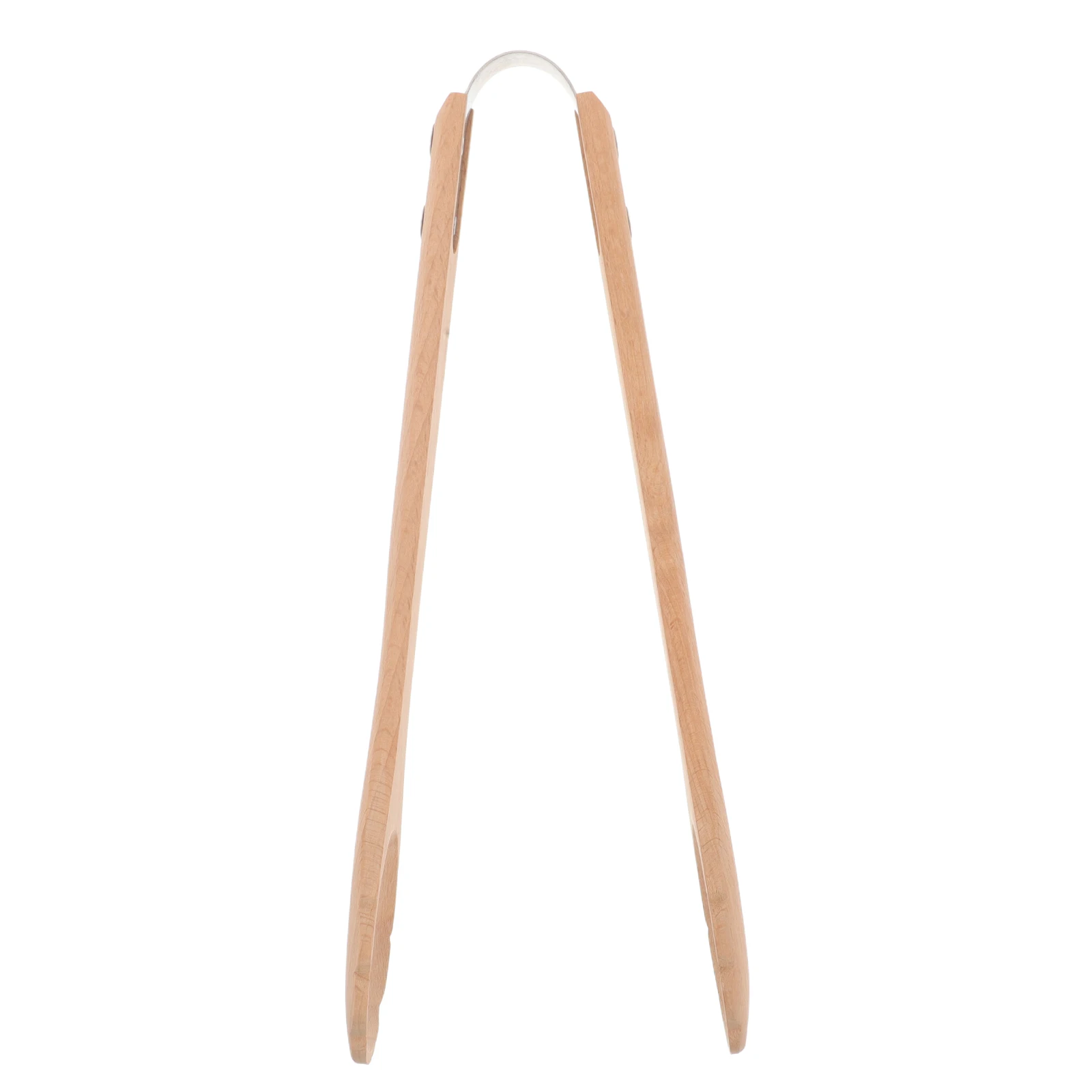 

Wooden Food Clip Reusable Beech Wood Cooking Tongs Kitchen Tool Tong Versatile Pasta Serving Dining Practical Smooth