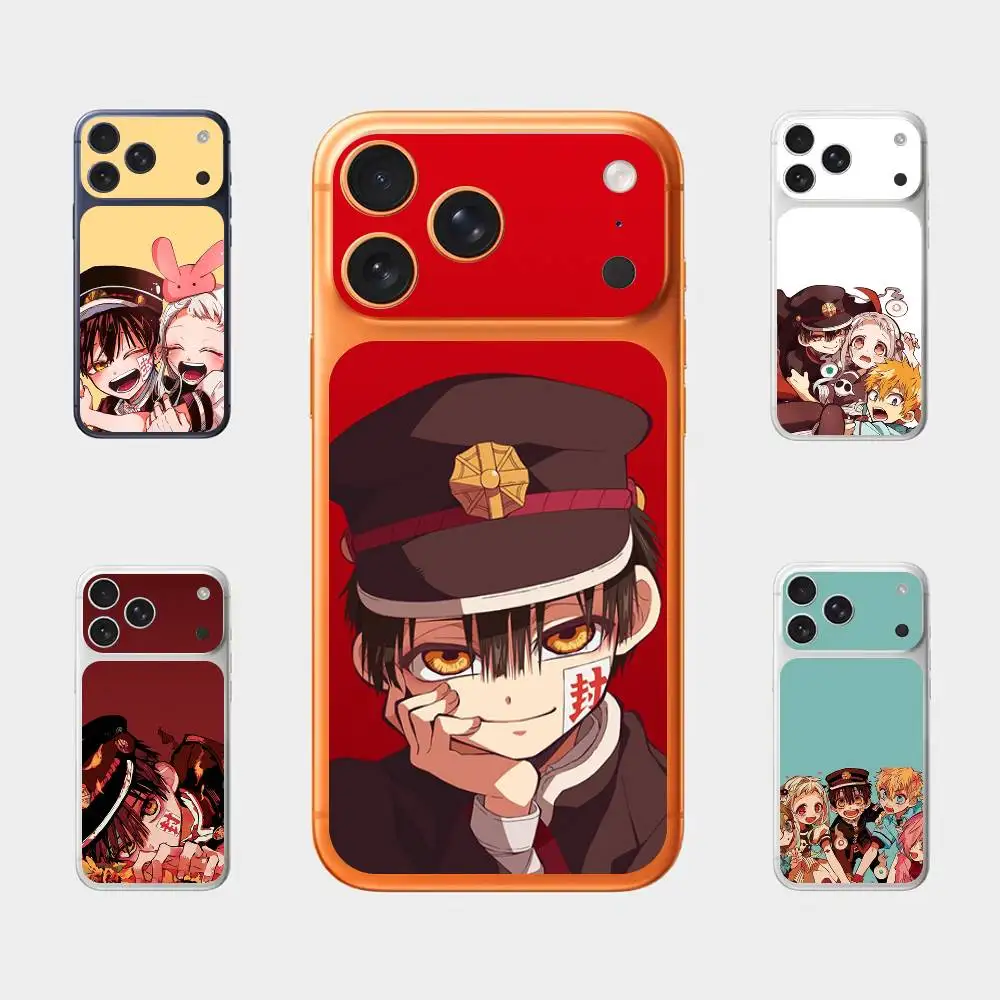 

Anime Hanako-kun Nene Yashiro Plain Decal Skin for iPhone 17 Pro Max Back Film Cover Wrap Screen Anti-scratch Durable Sticker