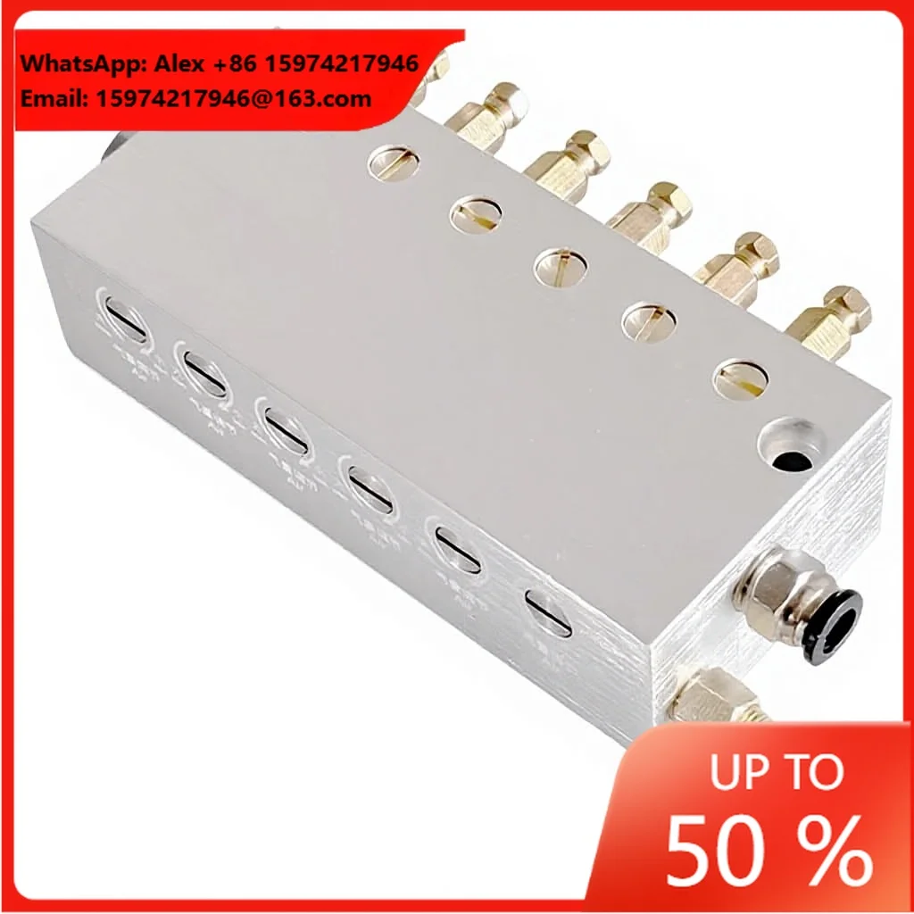 MIX-S High-Speed Oil-Gas Mixture Distributor Valve For Electric Spindle And CNC Machine Lubrication System Made In USA