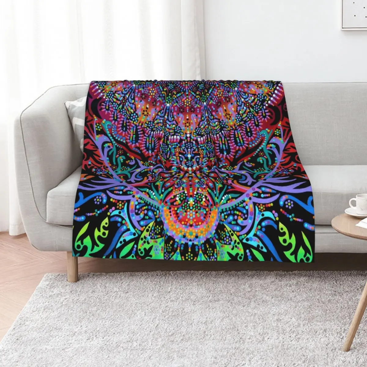 Mandala Energy Throw Blanket Extra Large Throw Giant Sofa Cute Retros anime Softest Blankets