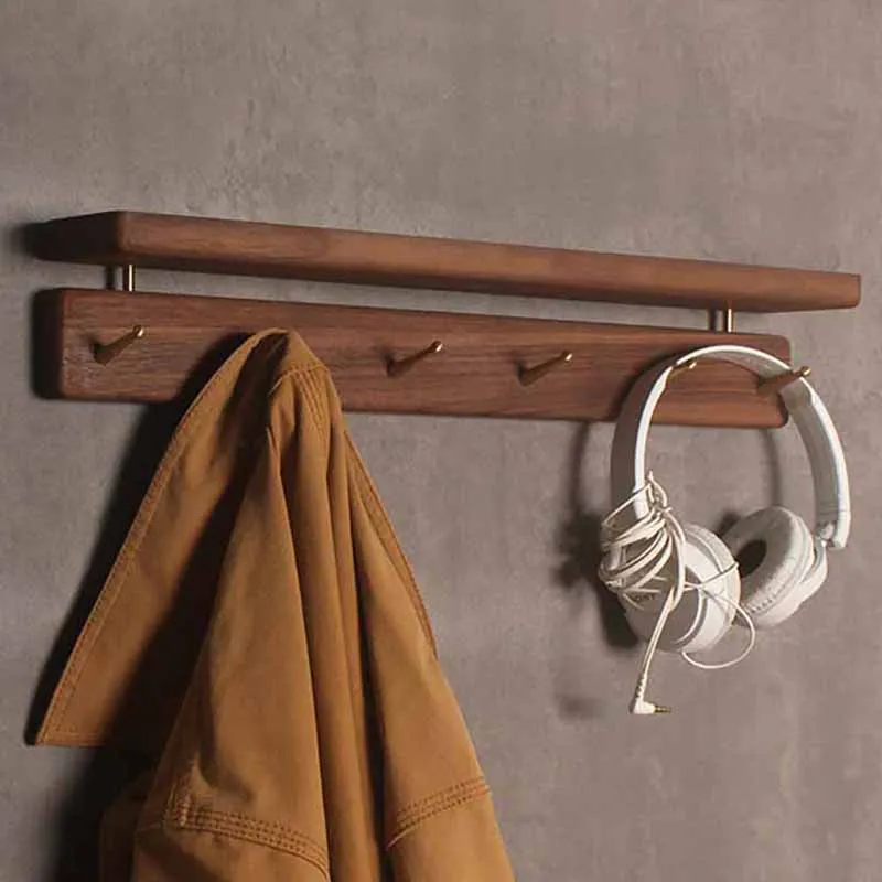 Wooden Multifunctional Hangers Entrance Hall Dressing Rooms Bedroom Clothing Storage Hanger Hooks Hat Coat Shawl Organizers Hook