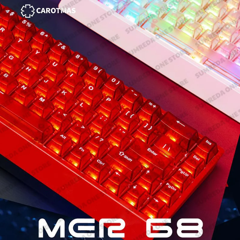 

IROK Mercury68 Pro Mars68 Pro Игровая магнитная механическая клавиатура RT0,004 мм 8K Возврат 0,125 мс Задержка 256K Сканирование геймерской клавиатуры