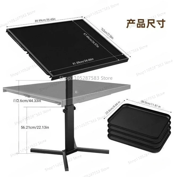 2000 Pieces Puzzle Table, Adjustable Metal Table with Drawers and Ergonomic Cover