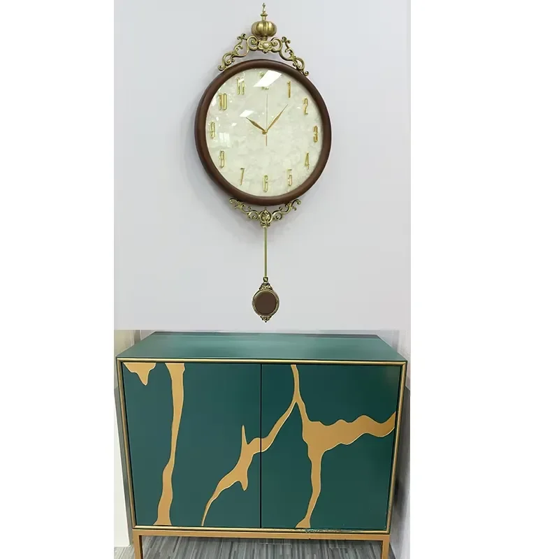 Nordic home decoration wooden wall clock creative design quartz digital clock elegant digital pattern home decoration