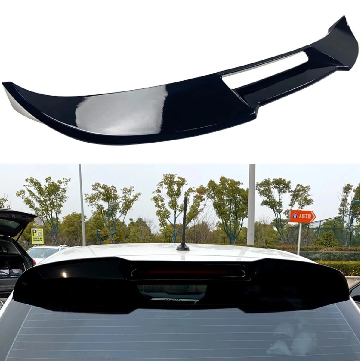 

For Volkswagen Polo MK6 2019+ Styling Kits Car Rear Spoiler Wing Trunk Spoiler Trunk Wing Roof Spoiler Roof Wing Body Kit