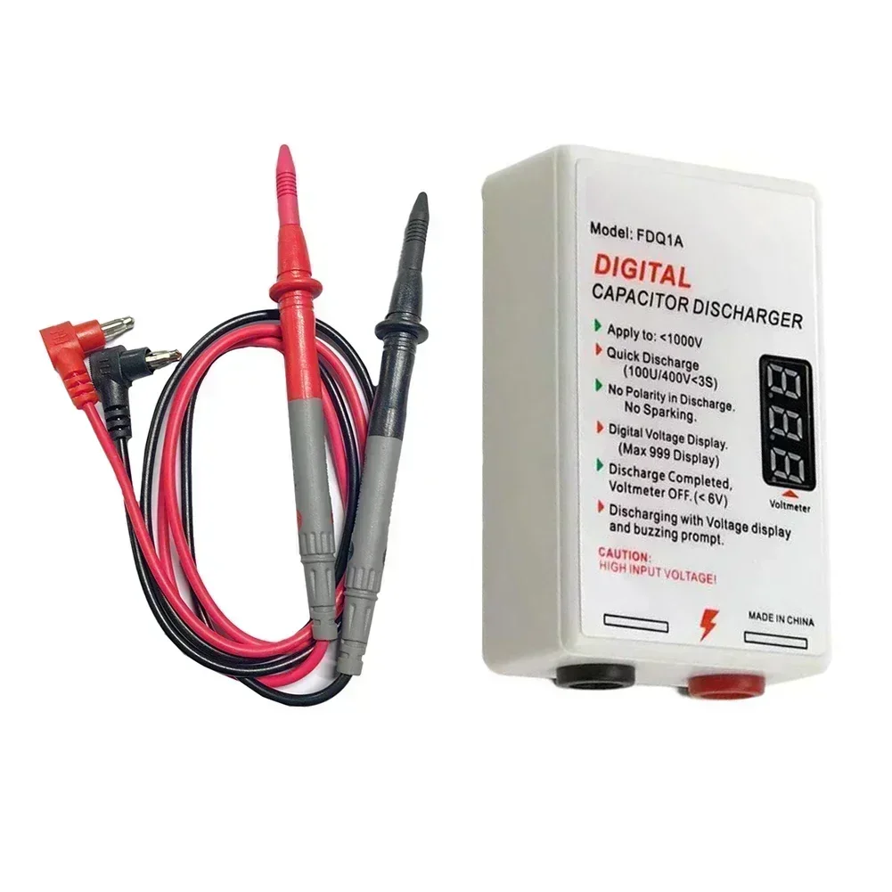 1000V Fast Discharge Pen Discharger Protect Electrician Voltage Discharge Tool For Test Meters Tool Accessory