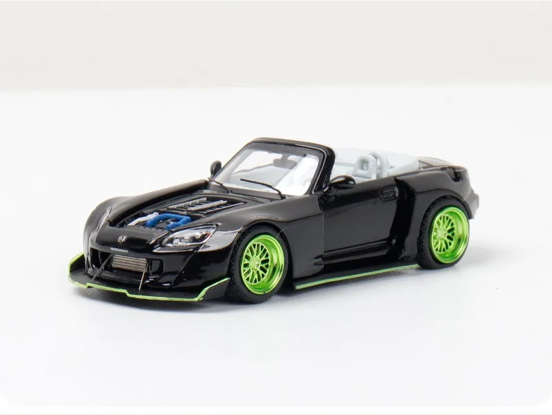 RM 1/64 S2000 Convertible Alloy Toy Motor Vehicle Diecast Metal Model Gifts