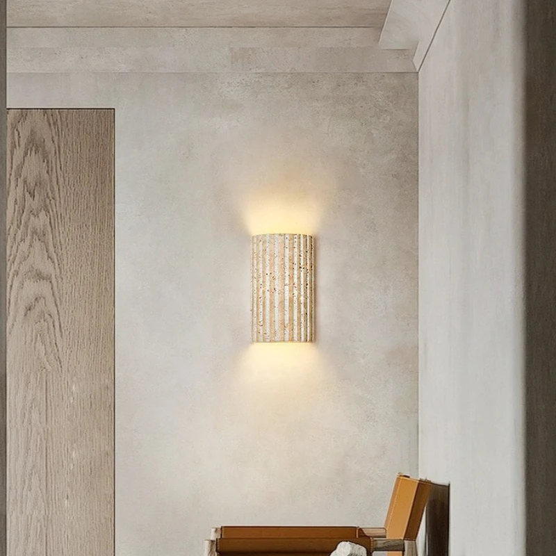 Three-dimensional Natural Stone Wall Light Outdoor  for Living Room Bedroom Hotel Halways Stairs Corridor Indoor Art Deco
