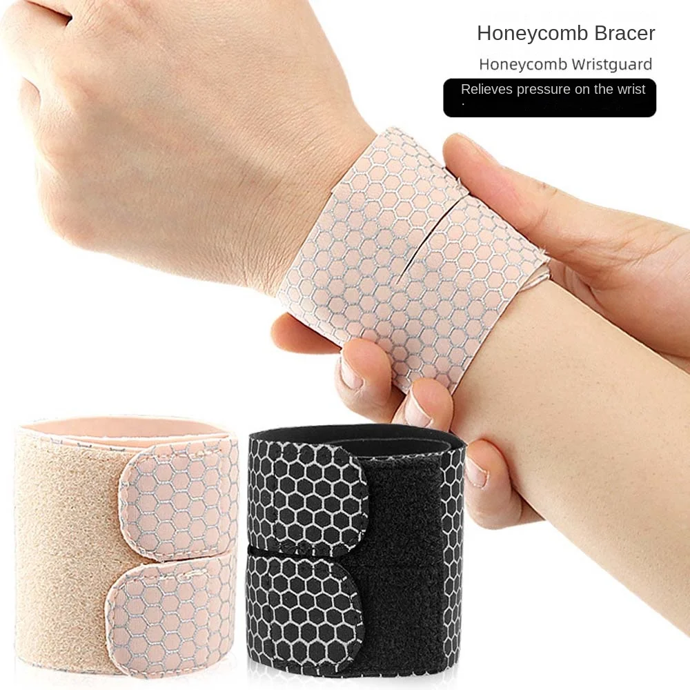 Wrist Cuff Sports Wristband Cover Scarring Honeycomb Thin Style Wrist Protector Pressure Belt Wrist Protector Wrist Support