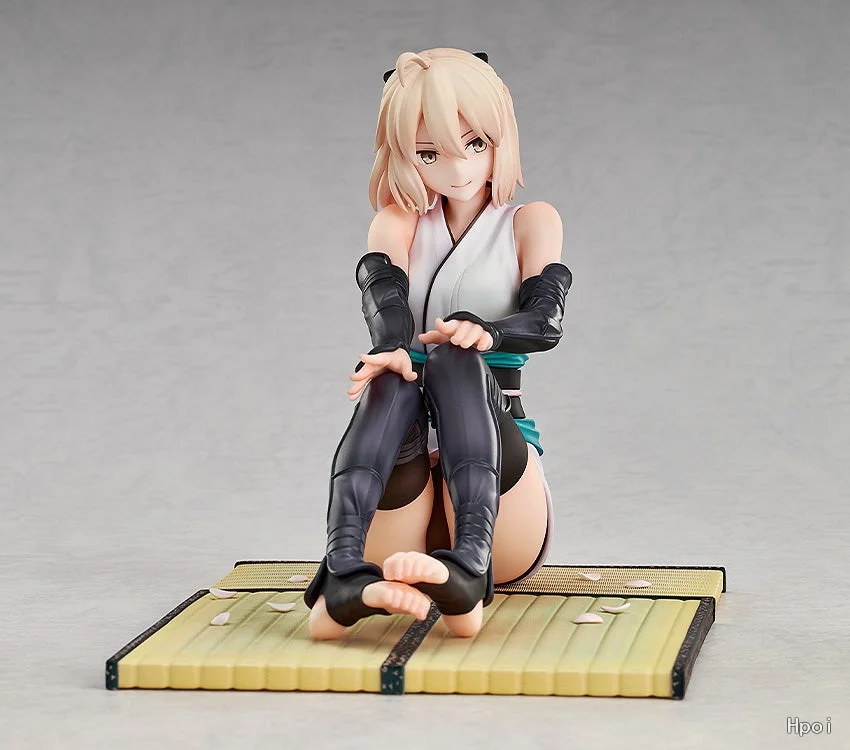 100% Original Figure Fate/Grand Order Okita Souji Saber Final Reappearance Ver. Anime Character Collectible Model Statue Toy