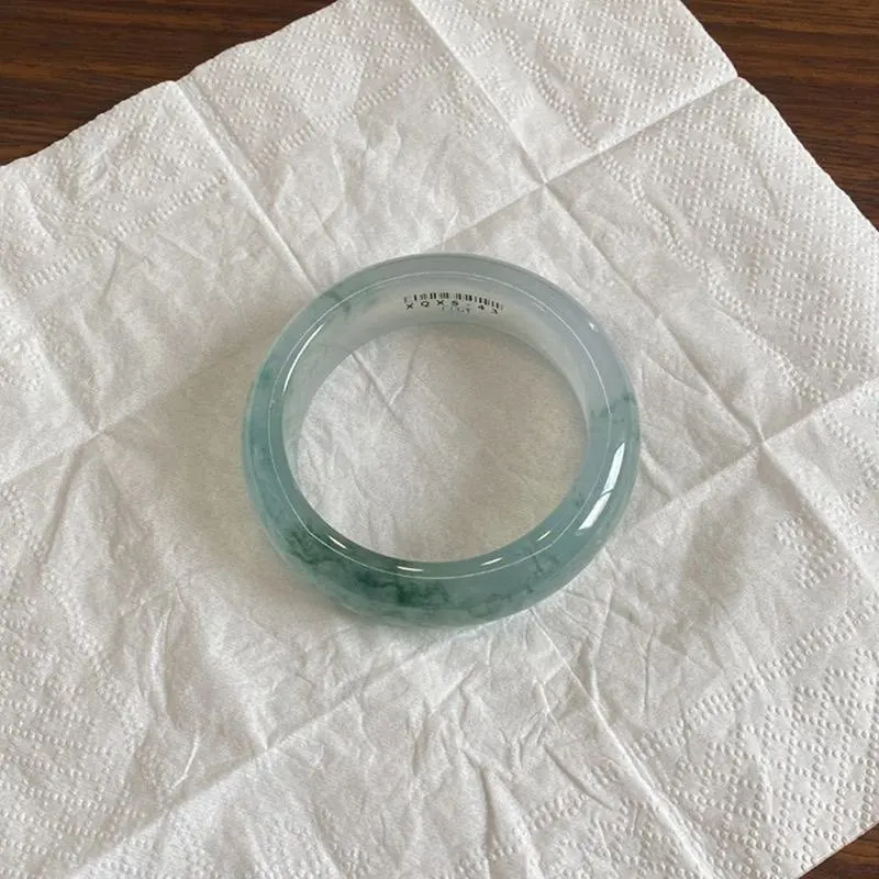 Pulsera de Jadeíta Birmana de Hielo para Mujer, Regalo para Esposa