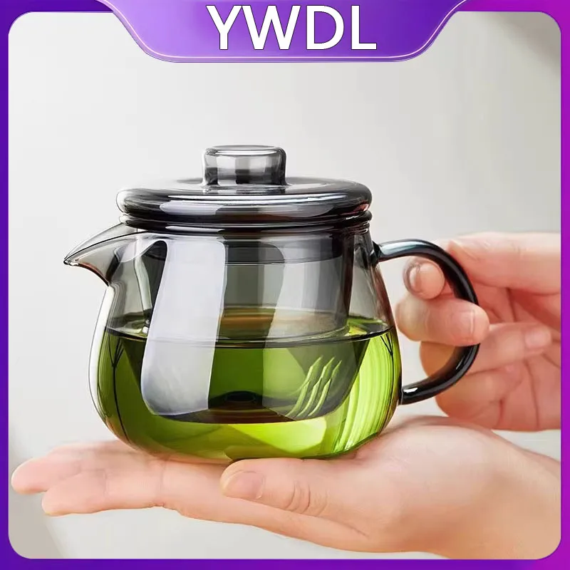 Glass Teapot With Infuser Borosilicate Glass Tea Kettle With Lid Dishwasher Stovetop Friendly Loose Leaf And Blooming Tea Maker