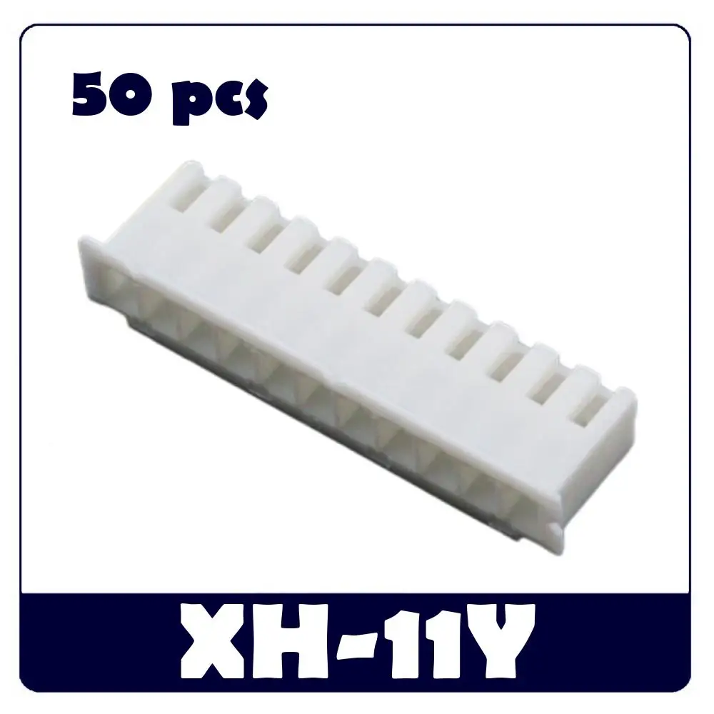 50pcs XH2.54mm 11P/12P/13P Pin Header Plastic Shell Male Plug Female Socket Wire Connector PCB Terminal XH-11A XH-11Y XH-11AW T