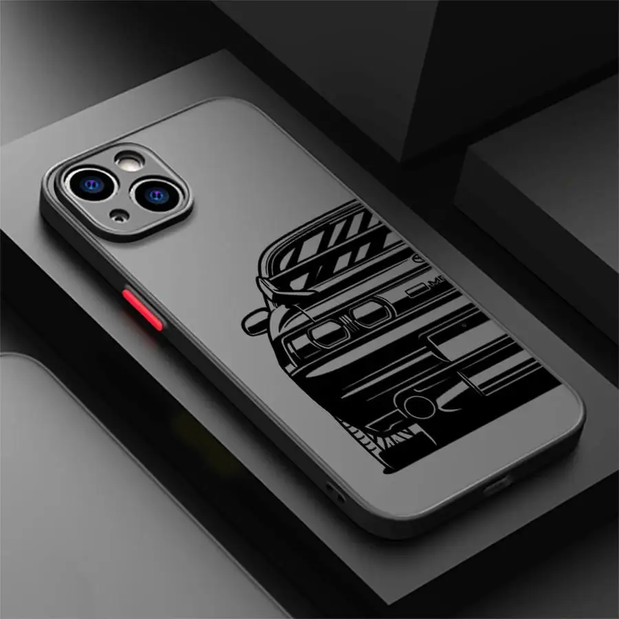 Luxury Sport Car Gtr TPU Cover Case for iPhone 12 Mini 14 15 Pro Max 7 8 SE 13 Pro XR 11 Pro Max XS X 16 Pro 6s 16e SE - náhled 5