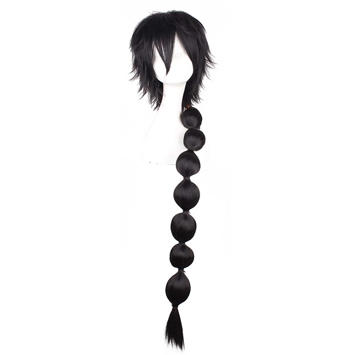 Anime Magi Judal Judaru Cosplay Black Long Synthetic Hair Wig