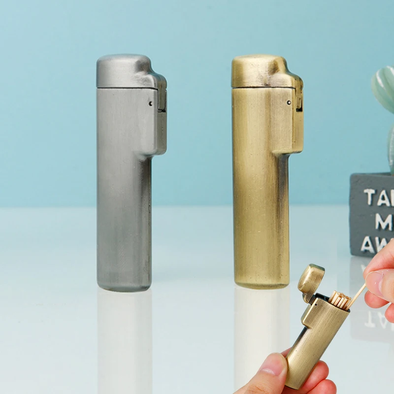 

1 шт., мини-металлический держатель для зубочисток, чехол для иглы из цинкового сплава для путешествий, пешего туризма, коробка для хранения ручной работы, уличная посуда