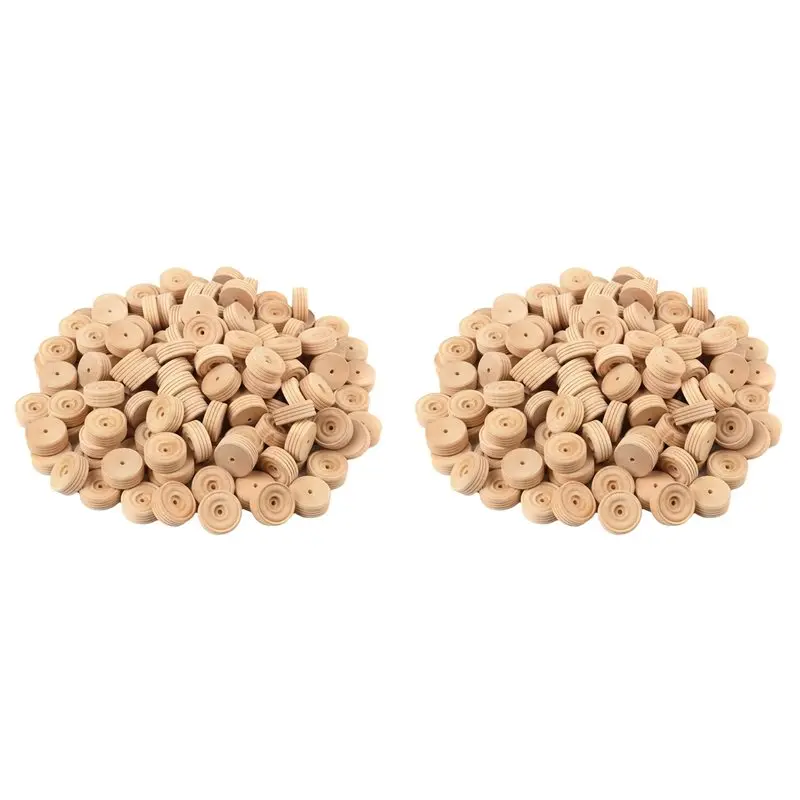 

Деревянные колеса MAKE, 200 шт., 1,18 дюйма, с рифленой поверхностью, с отверстиями 0,14 дюйма, идеально подходят для проектов по деревообработке своими руками