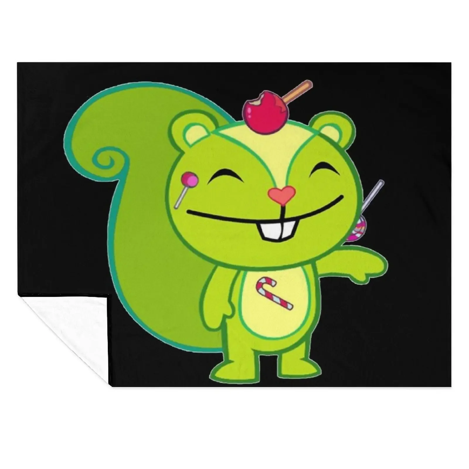 

Nutty - Happy Tree Friends Throw Blanket Sofa Shaggy Blankets Sofas Of Decoration Hairy Blankets