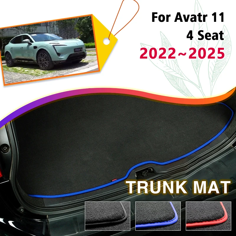 

Car Trunk Mats For Avatr 11 One One E11 2022 2023 2024 2025 4 Seater Anti-dirty Pads Boot Tray Carpet Mud Cover Auto Accessories