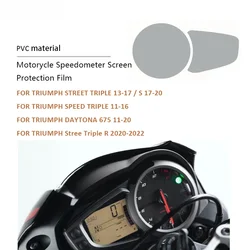 Motorcycle Cluster Scratch Protection Film Screen Protector Sticker For TRIUMPH STREET TRIPLE S SPEED DAYTONA 675 Stree Triple R