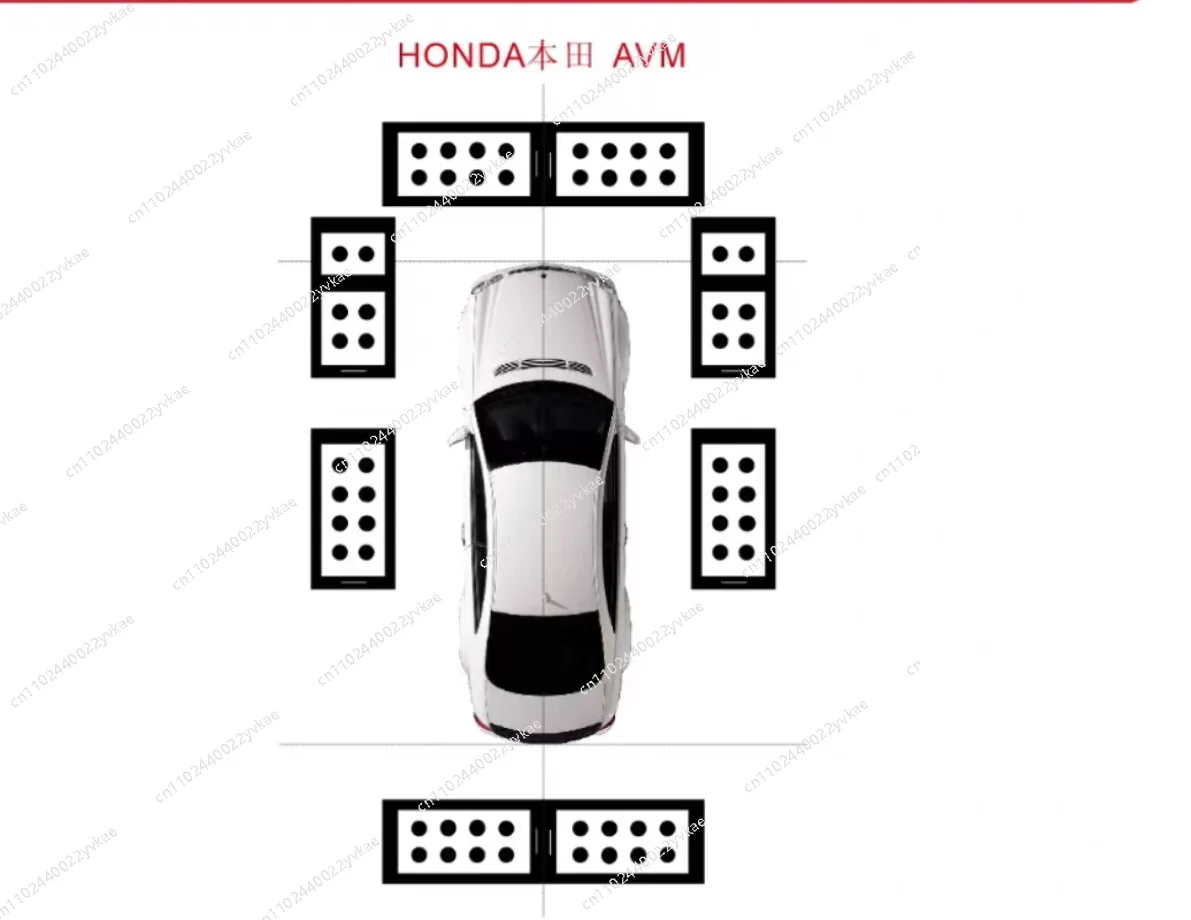 ADAS is suitable for Honda, original look around calibration cloth, splicing cloth, calibration cloth