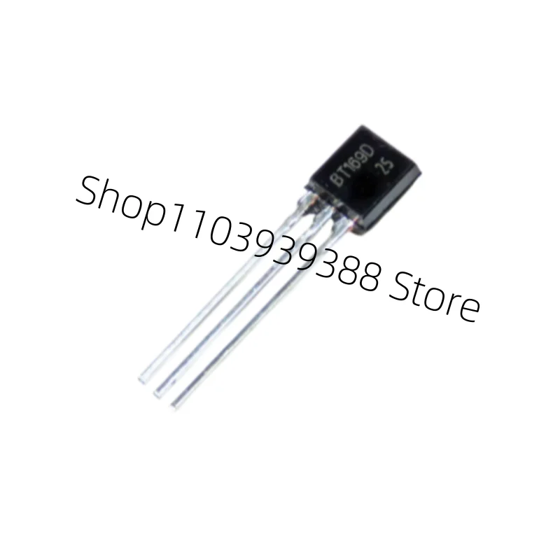 50PCS/LOT BT169D BT169 TO-92 SOT-89 SMD BT169M Triacs Thyristor SCR 400V 9A 3-Pin SPT New