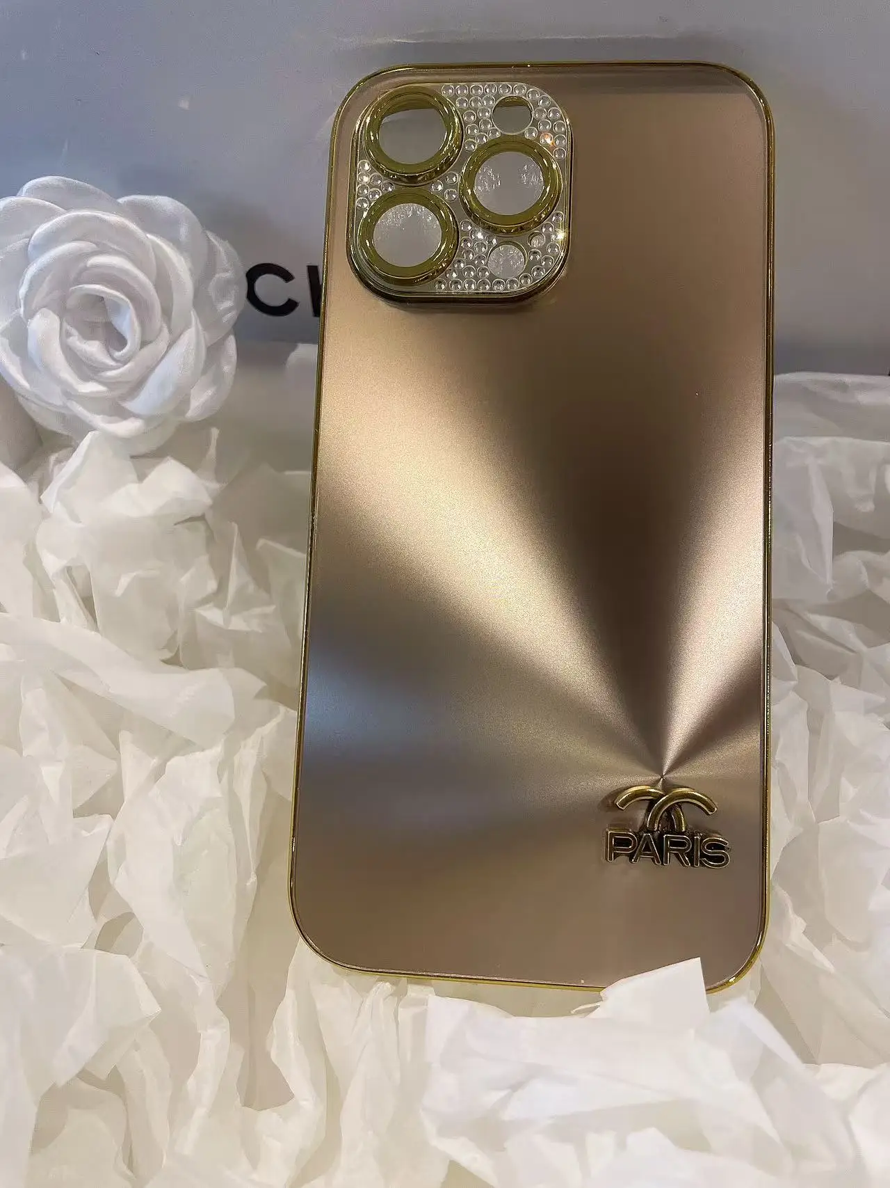 

Luxury Gold fashion Shockproof Slim PhoneCase iPhone16 Pro max iPhone 12 case iPhone 13 case iPhone15 pro